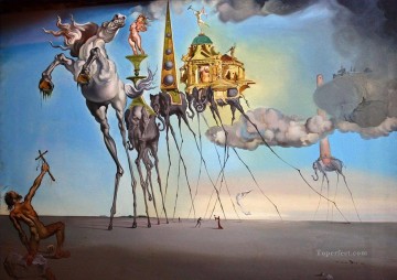  Surrealism Oil Painting - The Temptation of Saint Anthony Surrealism